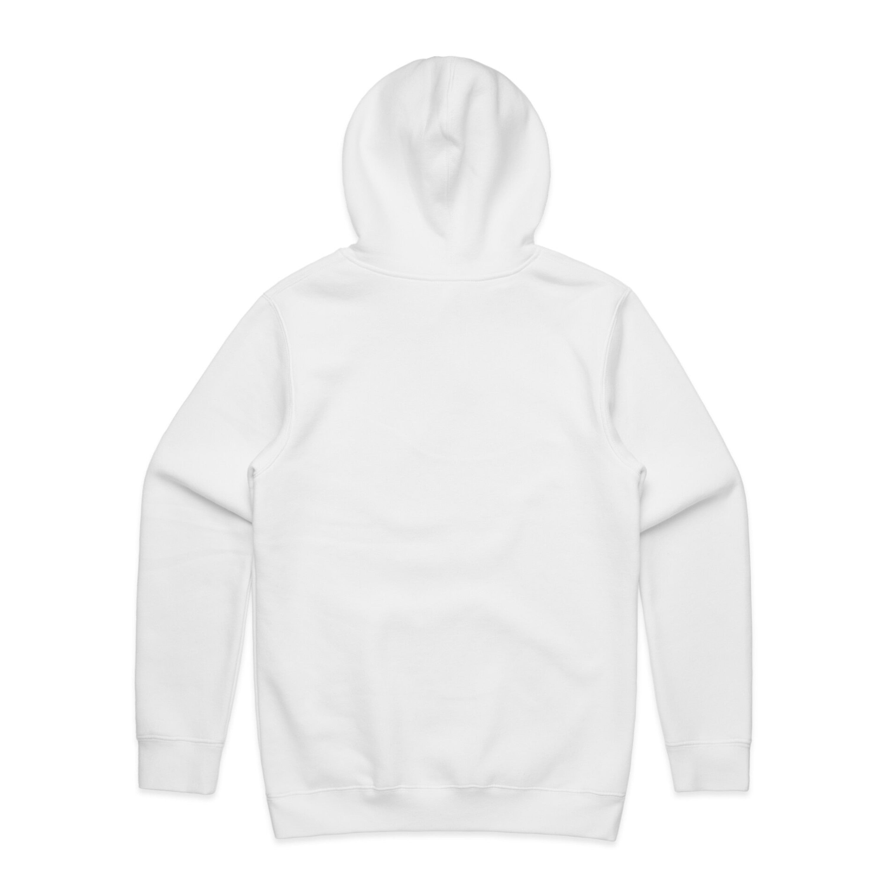 Brett Text Logo Hoodie - White