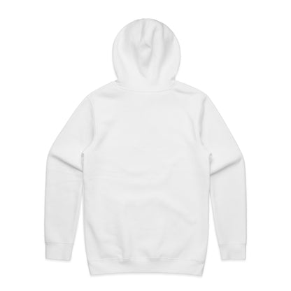 Brett Text Logo Hoodie - White