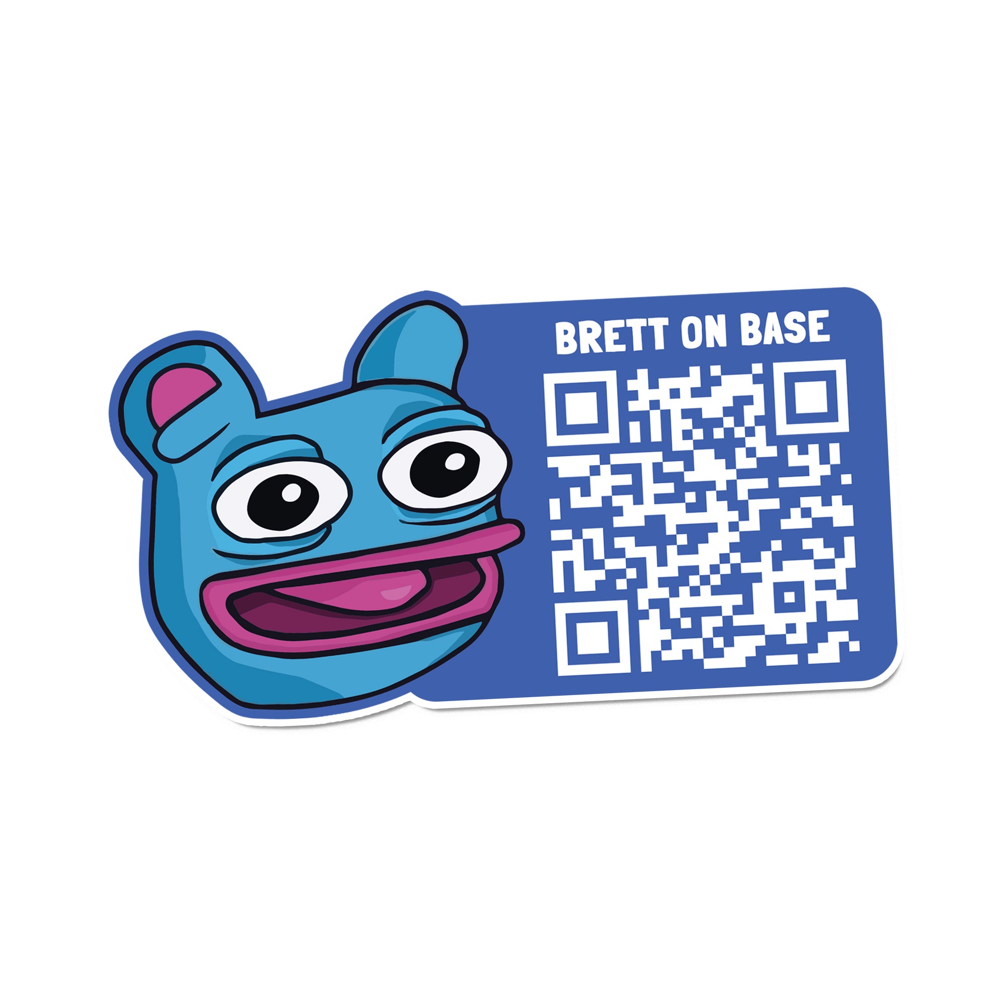 Brett QR Code Sticker - 5.5